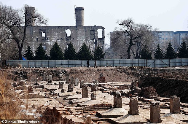 The site of Japanese Unit 731 in Harbin, which opened to the public to mark the 70th anniversary of the end of World War II.