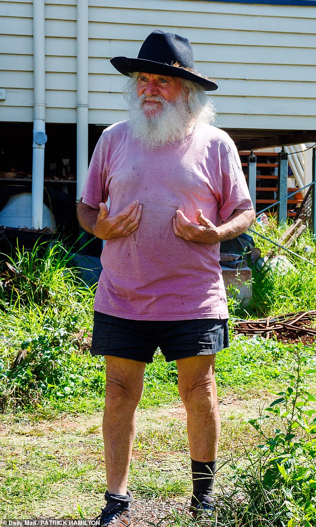 Michele and Andrew Cauchi have received cards and flowers from caring Australians, many of whom have a family member suffering from serious mental illness. Mr. Cauchi appears in the photo.