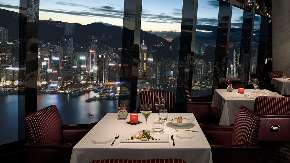 Delicious View: Harriet dine at Tin Lung Heen Restaurant on the 102nd Floor