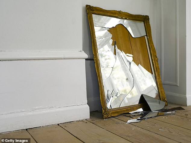 Seven years of bad luck for anyone vain enough to ask for a mirror, says Mr. B, quoting a sarcastic 