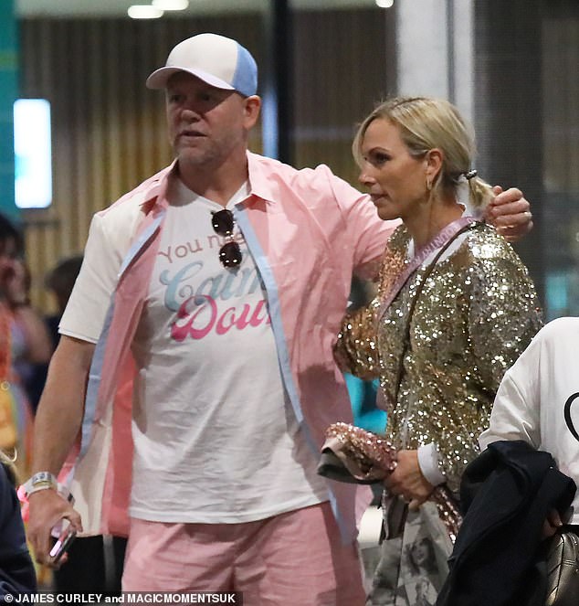 Meanwhile, Zara and Mike Tindall were also among the 90,000 people who turned out in London to enjoy the city's hottest ticket.