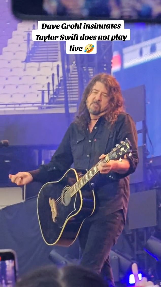 Some users said Grohl's attack was motivated by the abuse his daughter received from Swift fans after criticizing the singer-songwriter for traveling on a private jet.