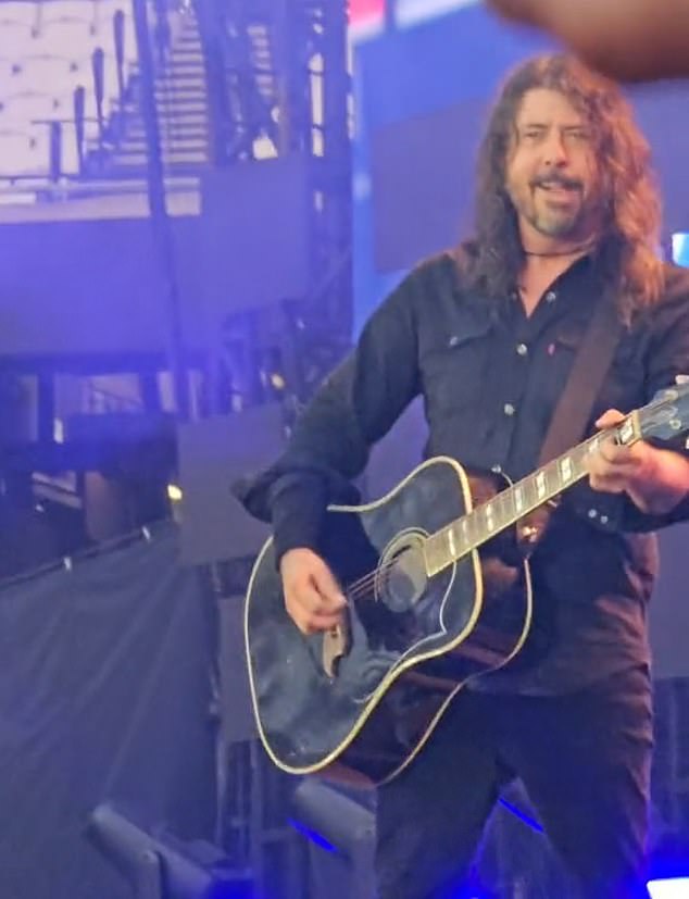 Addressing his fans at the London Stadium on Saturday night, Grohl said they were in the right place to enjoy 