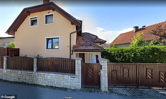 The suburban house on the outskirts of the Slovenian capital, Ljubljana, where the couple lived with their two children while spying for Russia.