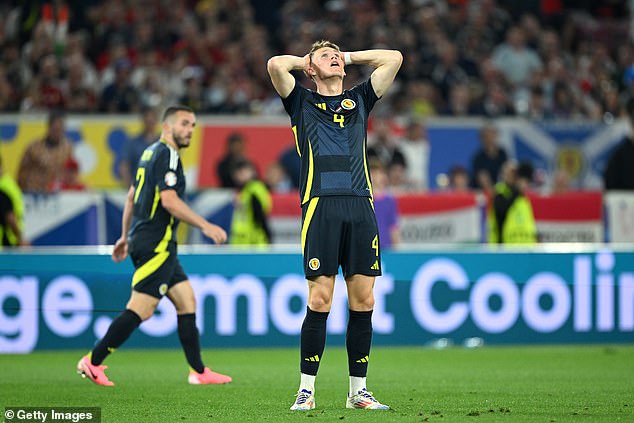 Throughout their matches in Germany, Scotland struggled to create clear-cut chances.