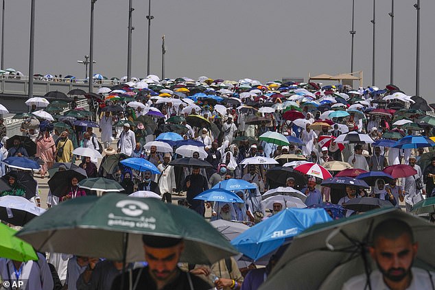 More than 1,300 people have died during this year's Hajj, mainly due to scorching temperatures of more than 100 degrees.