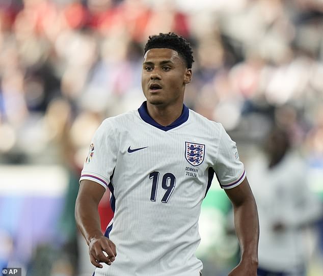 Watkins (pictured) replaced Harry Kane during England's 1-1 draw against Denmark last week.