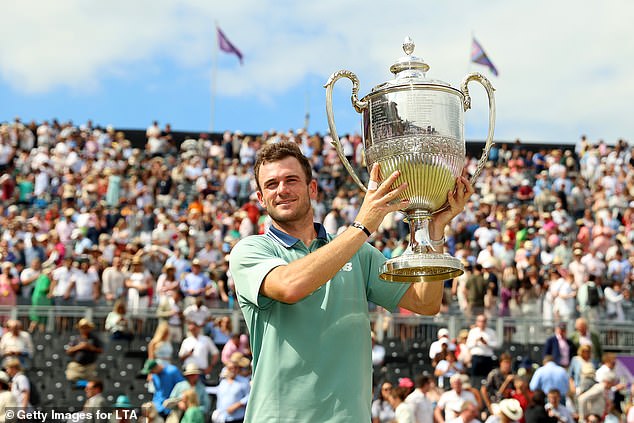 Paul beat Lorenzo Musetti in the final of the Queen's Club Championships on Sunday