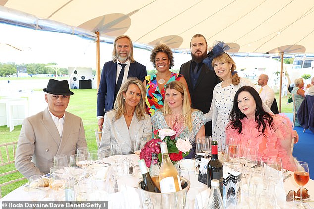 Stuart Watts, Kristian Lokka, Lady Victoria Hervey, JoJo Dye, Meredith Ostrom, Ingo Othala, Julia Verdin and Brigitte Othala von Habsburg attended the Out-Sourcing Inc. Royal Windsor Cup.