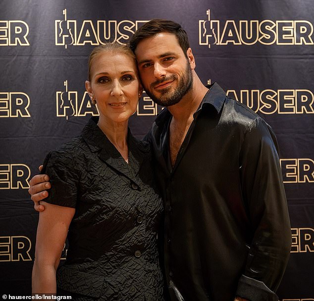 'I've been waiting for this moment for a long time! Thank you @celinedion for coming to my show in Las Vegas with your family, it was an honor