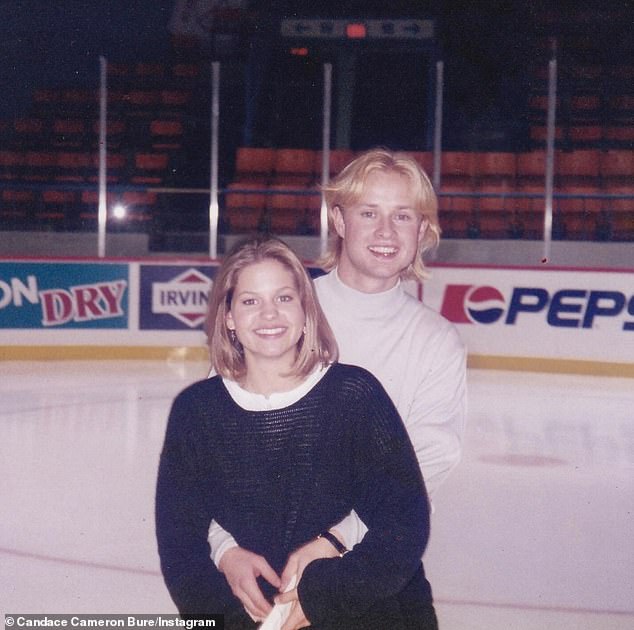 Candace was just 19 when she met Valeri after being introduced by her Full House co-star Dave Coulier at a Los Angeles charity hockey game (pictured on their second date in New Brunswick).