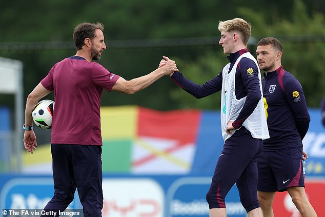 Newcastle winger Anthony Gordon (right) could move to left back.