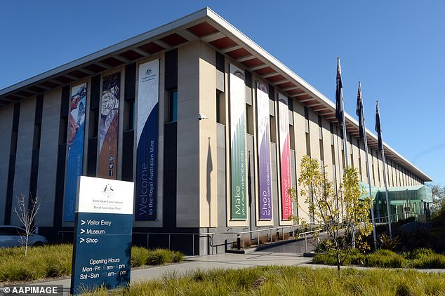 The Royal Australian Mint (pictured) doesn't usually make mistakes, but when it does, the value of some coins can skyrocket