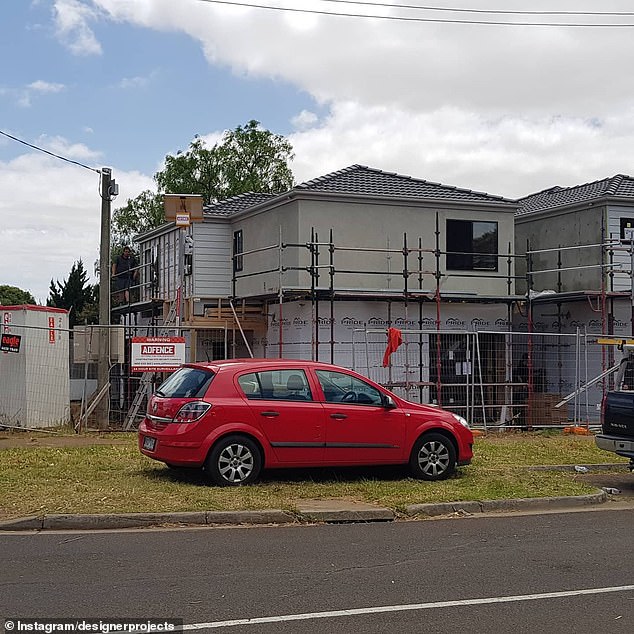 Designer Projects Victoria Pty Ltd was placed into liquidation on Monday after the Federal Circuit and Family Court, in November 2022, fined it $39,960 for failing to calculate arrears and failing to provide payroll to a worker. Pictured is one of their construction sites.