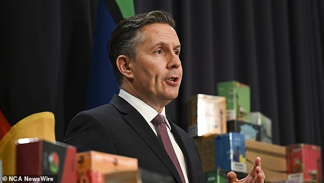 Health Minister Mark Butler (pictured) on Monday won support from the Greens for a vaping ban that would have limited vaping access to prescription pharmacy sales.