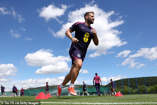 Shaw had been training alone during England's Euro camp in Germany.