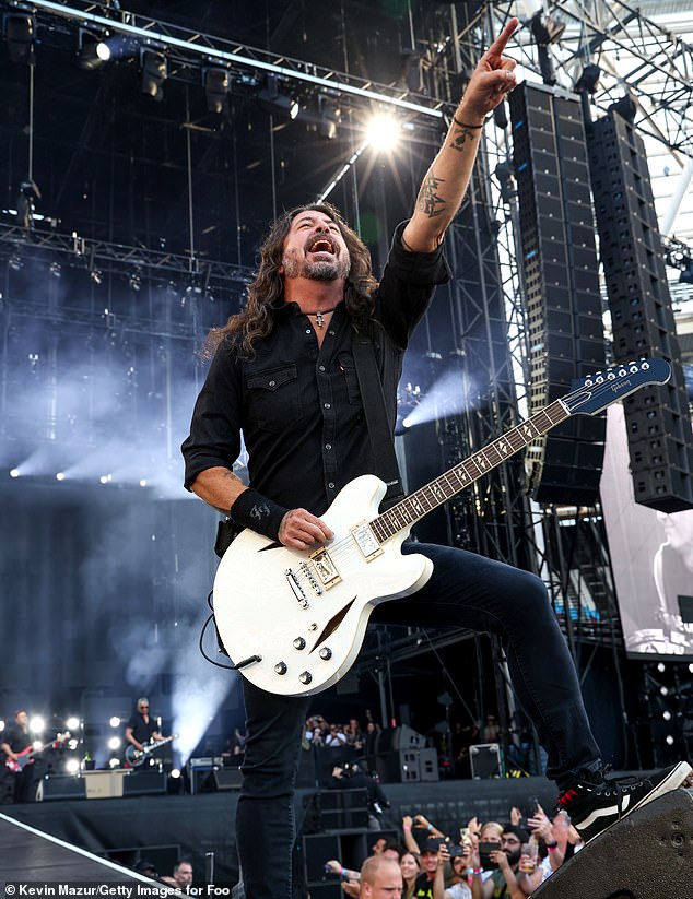 Grohl is currently on tour with his band, where he performed at London Stadium on Saturday night.