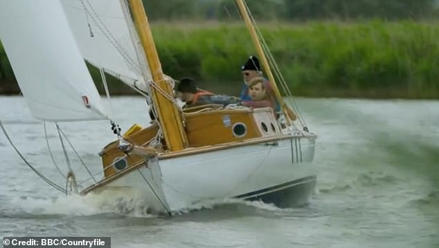 In the episode, Joe headed to The Three Rivers Race, a sailing competition held every year in Norfolk.