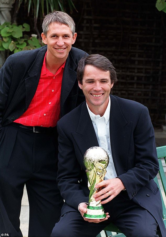 Hansen (right) worked on Match of the Day for 20 years, and Lineker (left) joined him as presenter.