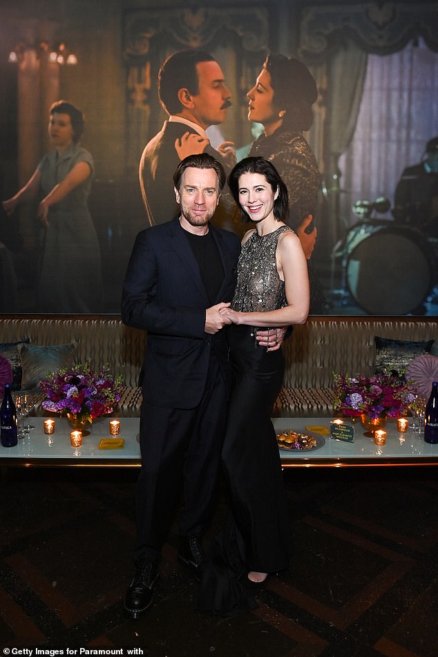 And husband and wife Ewan McGregor and Mary Elizabeth Winstead even had an intimacy coordinator during the filming of A Gentleman in Moscow, and Ewan said they were vital to the crew, actors and director (pictured together in March) .