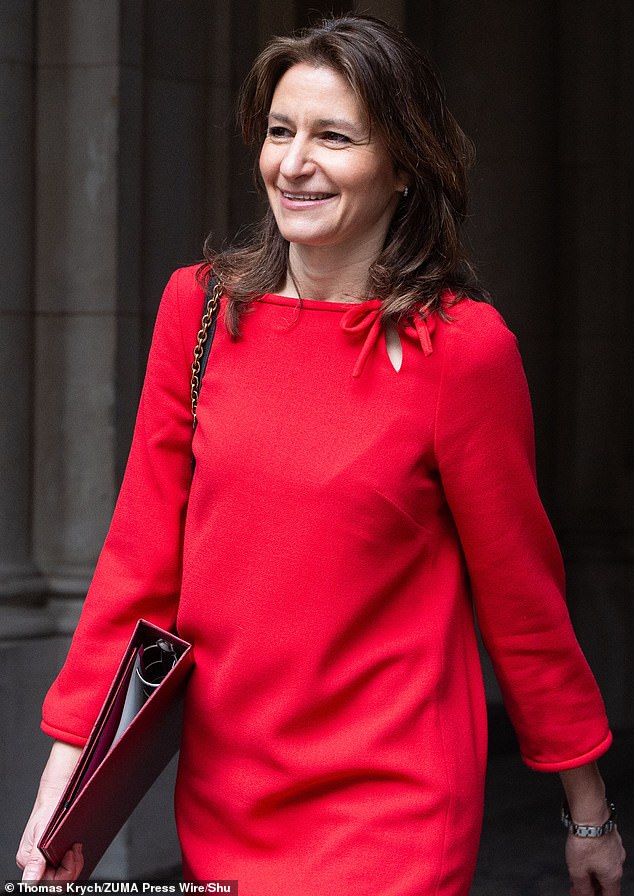 Culture Secretary Lucy Frazer (pictured) has said governing bodies had a duty to give female athletes a 