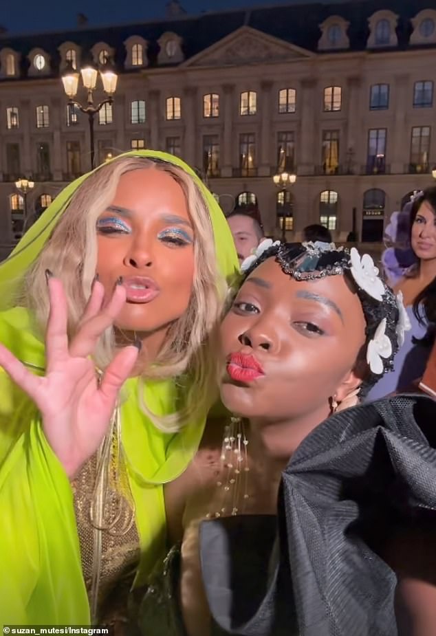 The influencer, who previously attracted attention for attending Australian Fashion Week in a towel, continued her headline-grabbing antics by filming a fangirl moment with Ciara.