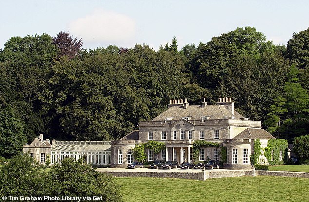 The palace said the Princess Royal suffered minor head injuries, believed to be consistent with a possible impact from the head or legs of a horse. In the photo, the Gatcombe Park estate in Gloucestershire where the incident occurred (file image)