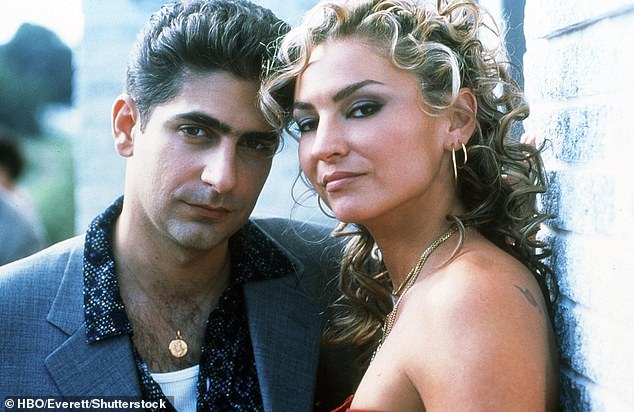 Drea, who played Adriana La Cerva in the iconic HBO series (pictured alongside Michael Imperioli in 2002), said: 