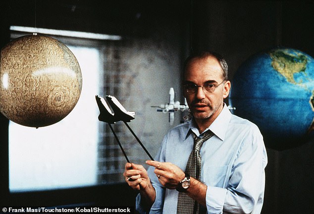 Billy Bob Thornton as Dan Truman, a NASA scientist, in Armageddon. Although a typical theme in science fiction movies, deflecting asteroids bound for Earth is a real concern.