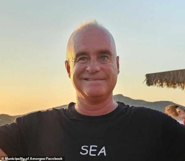 A frantic search is underway for former Los Angeles Sheriff's Department Deputy Albert Calibet, who was last seen walking on the small island of Amorgos.