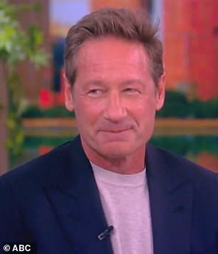 David Duchovny was on The View where he talked about The X-Files