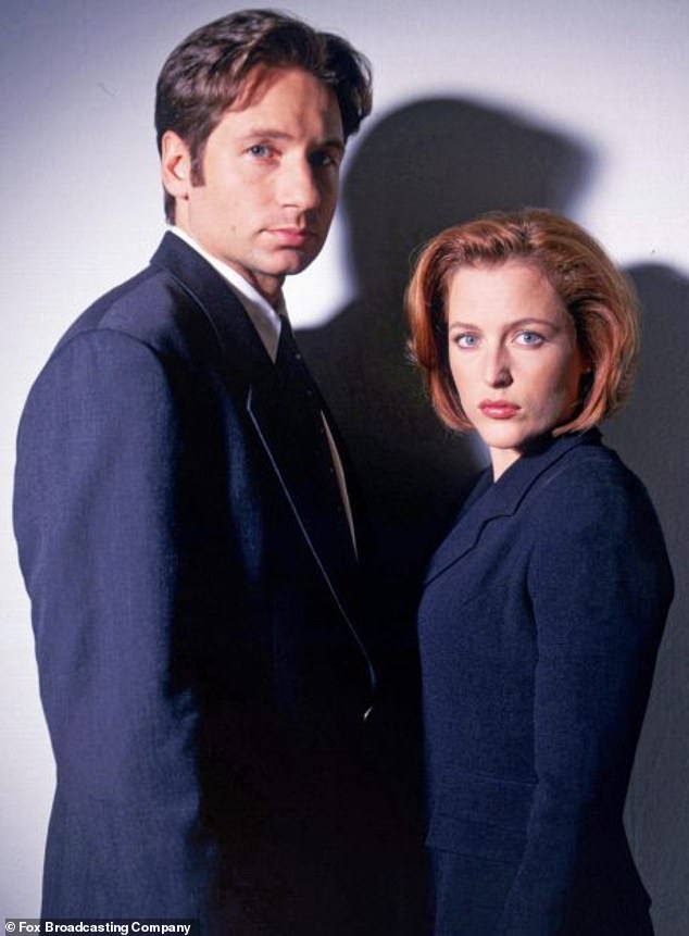 David and Gillian Anderson played FBI agents Fox Mulder and Dana Scully on The X-Files