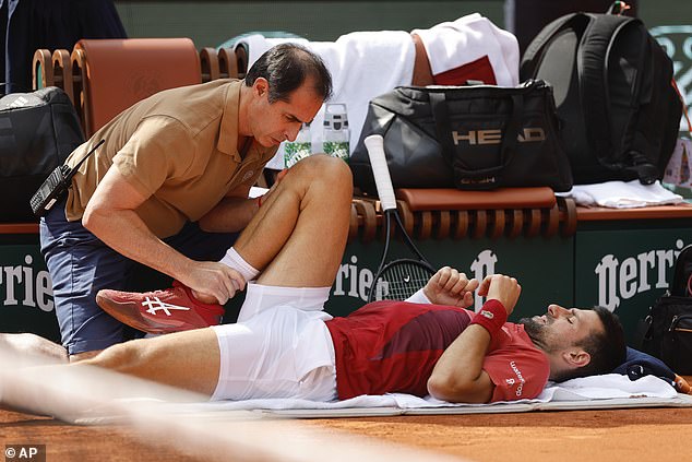 He has yet to make a final decision on whether he will play at Wimbledon after withdrawing from the French Open with a knee injury earlier this month.