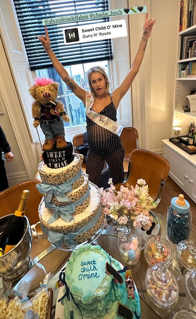 The friends shared snaps from the baby shower on their Instagram pages.