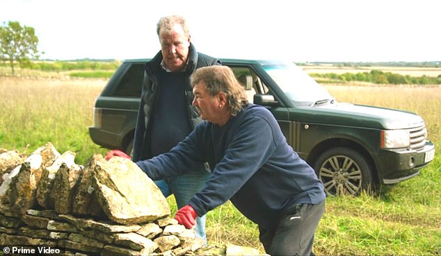 Garald, pictured with Clarkson, has been a hit with fans for his hard-to-understand West Country accent and natural charm on screen.