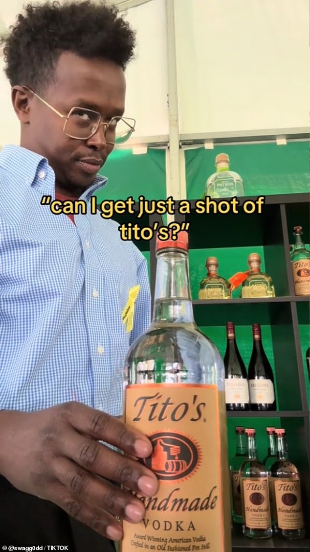 Among the top underage red flags for the bartender was ordering a single shot of Tito's vodka.