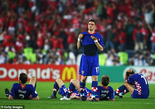 Modric compared the defeat to Croatia's extraordinary elimination from Euro 2008 after they took the lead with just a minute left in extra time.