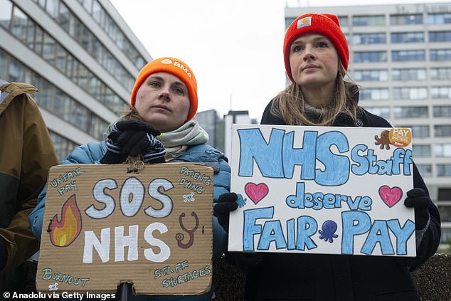 Members of the junior doctors committee who are in dispute with the government over pay agreements carried out their tenth strike in a year on February 26.