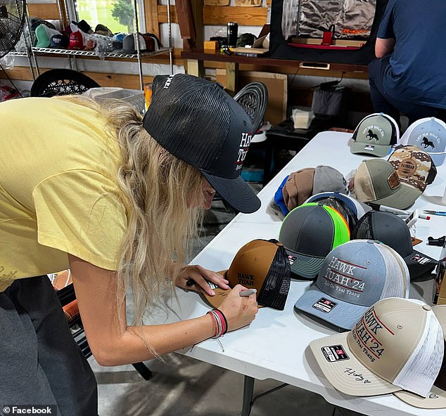 Since becoming an Internet sensation, Welch is working with Tennessee-based hat company Fathead Threads to sell her own line of hats.