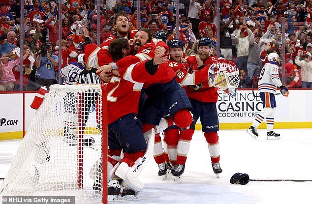 The Panthers defeated the Lightning, Bruins and Rangers on their way to their first title.