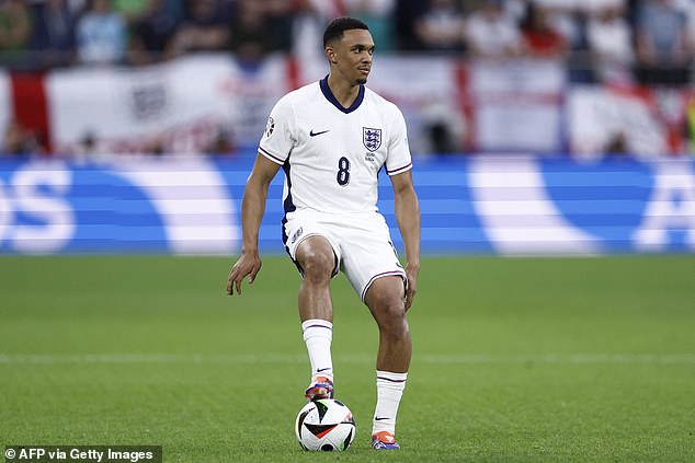 Southgate also claimed that Alexander-Arnold's (pictured) change of position had been a 