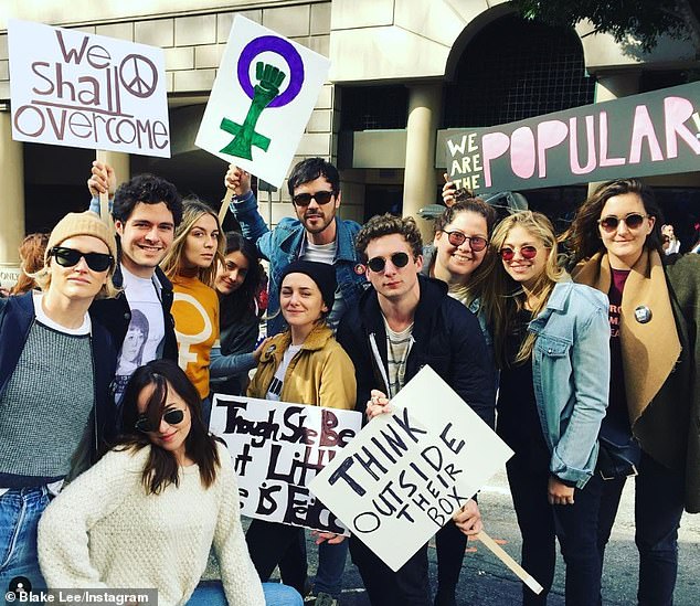 Jeremy and Dakota were first photographed together in 2017 when they attended the Women's March in protest after President Donald Trump's inauguration.