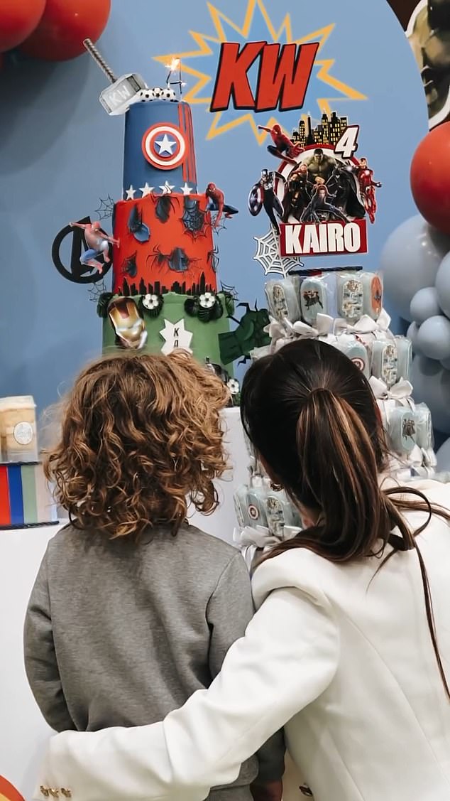 Kairo (pictured with Lauryn) is the son of Kyle Walker, the England vice-captain and Manchester City star whose off-field exploits have generated as many headlines of late as anything he has achieved in his boots.