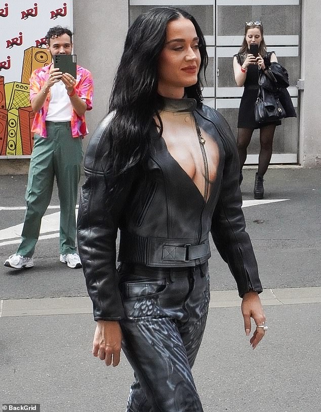 Katy's trip to Paris comes days after she stripped down to a tiny white bikini to promote her big musical comeback.