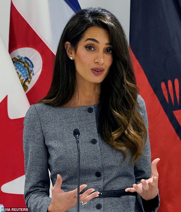 Amal Clooney, a renowned human rights lawyer, was named as one of six legal experts who recommended chief prosecutor Karim Khan seek arrest warrants for the Israeli prime minister and Hamas leaders last month.