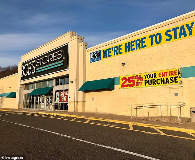 Bob's Stores has recently opened outlets but is now closing them.