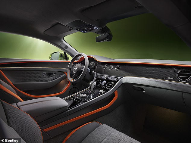 Inside, the four-seater cabin offers the option of 'wellness seat technology' and new air ionization for a more relaxed and refreshing drive, 3D leather, new padding and a dark chrome finish.