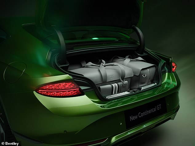 With 260 liters of boot space, the Bentley has the same luggage capacity as a supermini, making it ideal for weekend trips across the continent.