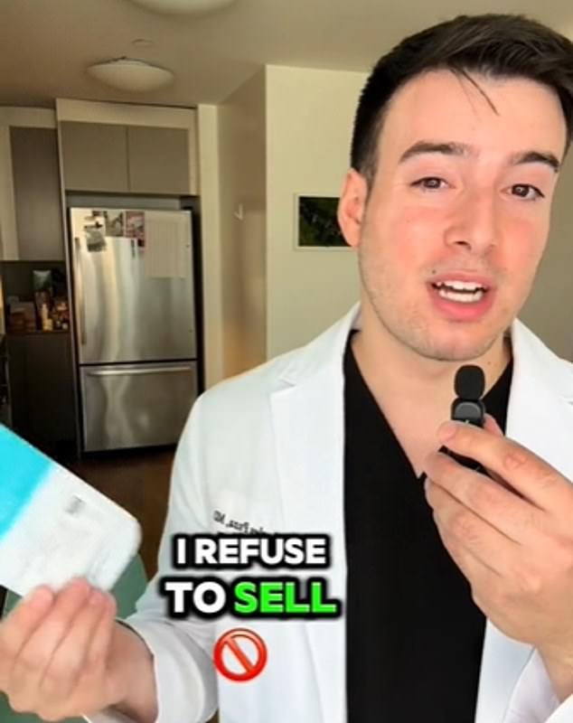 Dr. Puza said he tried an injectable moisturizer but saw no difference in his face, so he now refuses to sell the product to his patients.