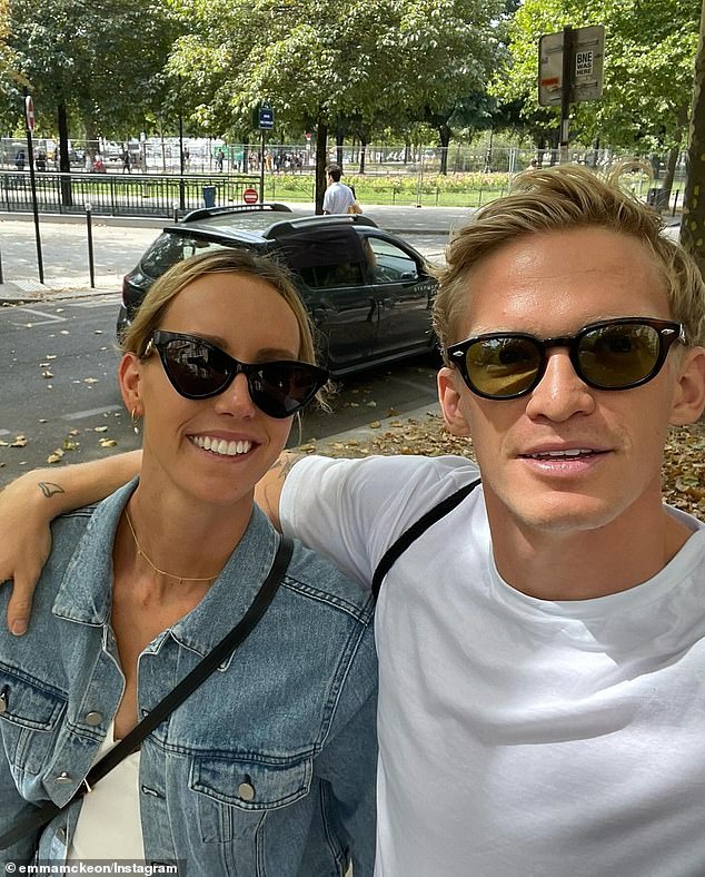 He has said goodbye to his swimmer girlfriend Emma McKeon, who has gone to Paris